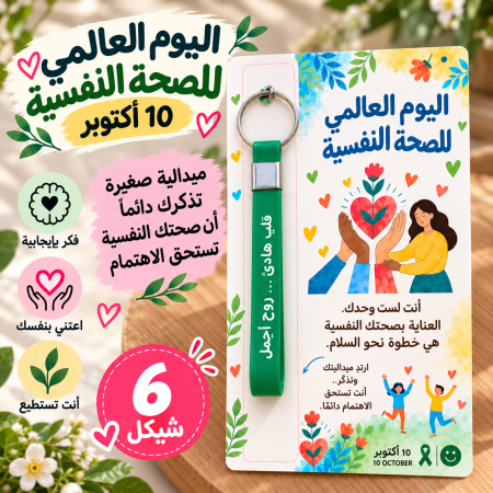 بطاقة مع ميدالية